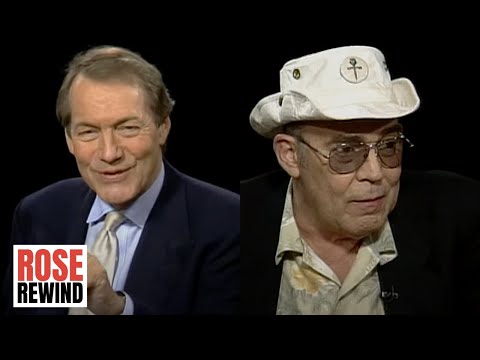 Hunter S. Thompson Presents His Semi-Autobiographical Kingdom of Fear l Charlie Rose Rewind