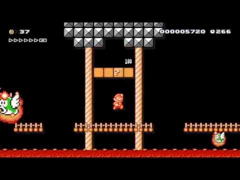 Super Mario Maker Levels: "Lava Fish"