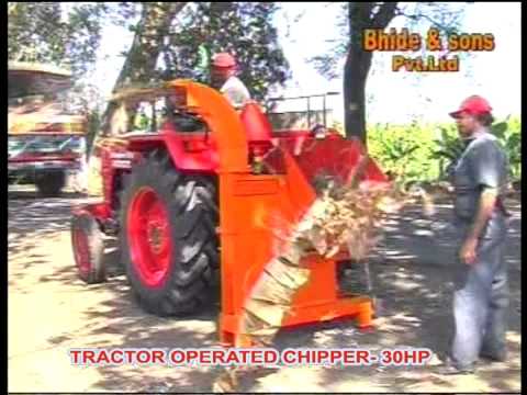 30 HP Tractor Operated Chipper