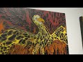 Paint Art Acrylic On Canvas Exhibition Big Bird By Painter Hour Seyha