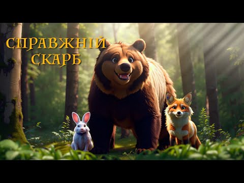 Мудрі казки зі звірятками — СПРАВЖНІЙ СКАРБ / історія про дружбу і