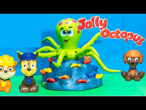 playing the JOLLY OCTOPUS Game With  Patrol and Doc McStuffinsToys