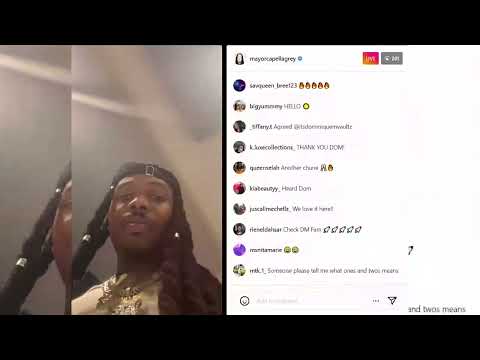 Capella Grey IG Live 08/06/22