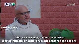 Khaled Abu Amsha talking about motivation for terrorists