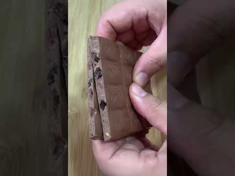 Nuts & Raisins  Milka Chocolate #satisfying #asmr #shortvideo