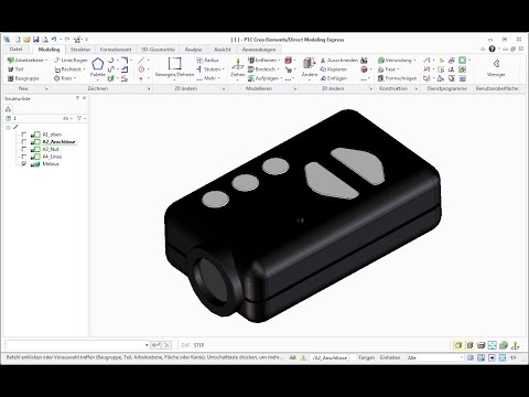 PTC Creo Elements Direct Modeling | Mobius zeichnen