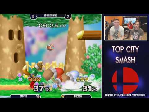 Techskill Tuesdays 3 SSBM - Safari (Ice Climbers) Vs. Rococo (Fox) Losers Finals