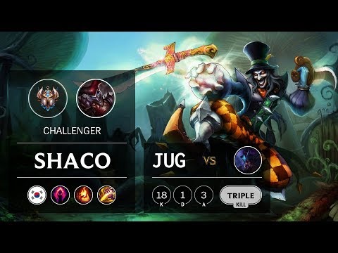 Shaco Jungle vs Rek'Sai - KR Challenger Patch 9.23