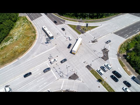 Daimler-Kreuzung aus Beton