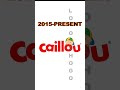 Caillou Paw Patrol Logo Evolution Caillou Pawpatrol Animatedseries Logoshogo