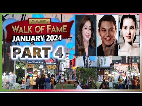 Eastwood City | Walk of Fame | January 2024 | Alice Eduardo, Fernando Poe Sr, Tita Duran