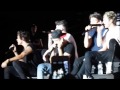 One direction- Last first kiss. Niall and Louis changing the lyrics