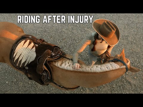 WORKING BARRELS FOR THE FIRST TIME IN 8 MONTHS! Dakota's Injury Rehab Vlog