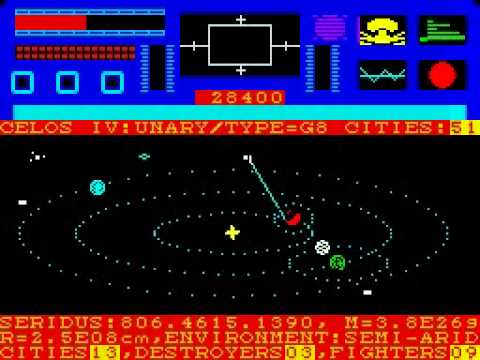 Star Raiders II (ZX Spectrum) Walkthrough