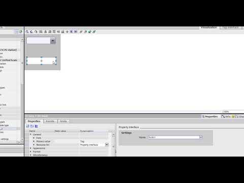 WinCC Unified V16 Faceplate: Part 6/9, use the property interface to connect a "Resource list"