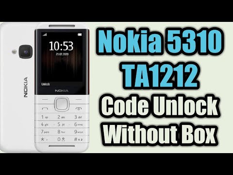 Nokia 5310 DS2020 TA1212 code unlock without box