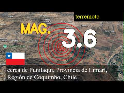Terremoto cerca de Punitaqui, Provincia de Limari, Región de Coquimbo, Chile actualizaciones en viv
