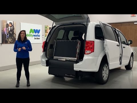 Dodge Grand Caravan Driverge® Rear-Entry with FlexFlat™ - MobilityWorks