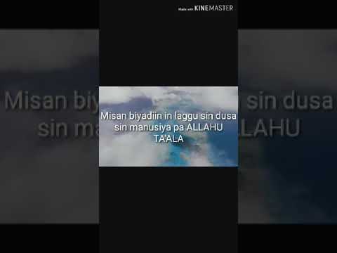 KALABBIHAN SIN PAG TAWBAT PA ALLAHU TA'ALA  -Pangadjian daing Kan Tuwan Gimson Tsajili