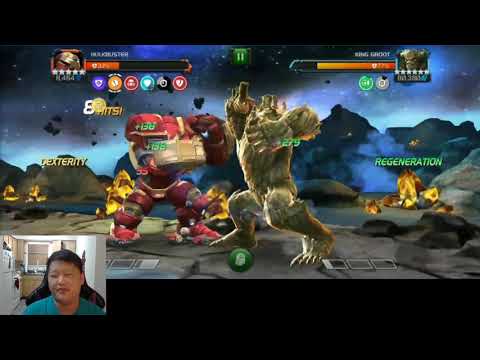 Act 6.4.2 Thunderstruck King Groot with Hulkbuster... eventually - MCOC