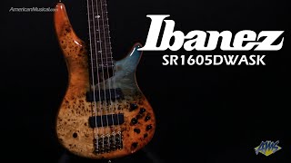 Video thumbnail for Ibanez Premium SR1605DW Electric 5 String Bass Autumn Sunset Sky - AmericanMusical.com by American Musical Supply