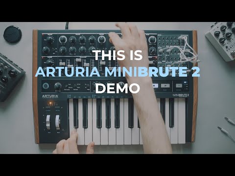 Демонстрация звучания аналогового синтезатора Arturia MiniBrute 2