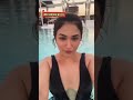 Ridhima Pandit Took A Dip In The Swimming Pool Near Burj Khalifa Viralnews Viralvideo Shortvideo