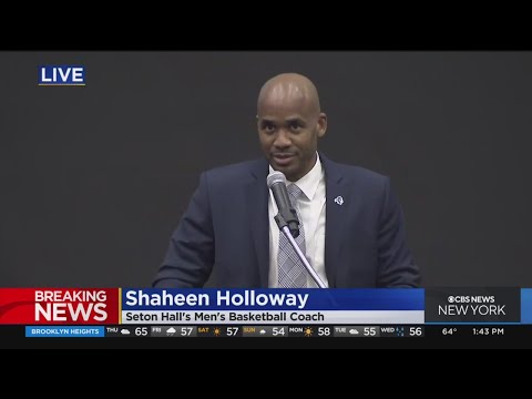 Shaheen Holloway introduced as Seton Hall men's basketball coach