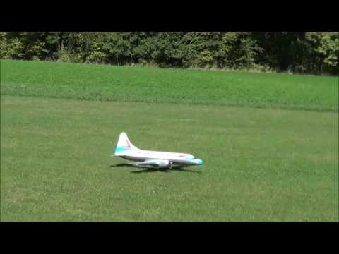 RC Lake Central Convair 340 Maiden flight