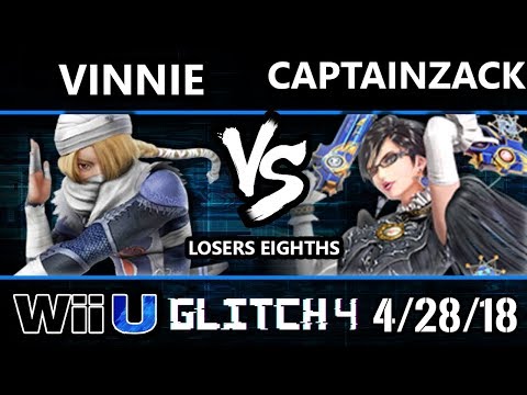 Glitch 4 - P1 | CaptainZack (Bayonetta) Vs. Vinnie (Sheik) - Wii U Singles Losers Top 8