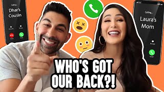 Seeing If Our Friends & Family Would Lie For Us | Dhar and Laura