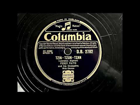 1951 PERCY FAITH - Tzin - Tzun - Tzan COLUMBIA 10" DB2782