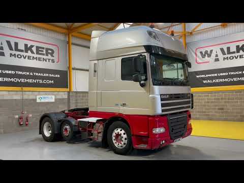 New In Stocklist For Sale: DAF XF105 460 EURO 5 FTP SUPER SPACE 6X2 TRACTOR UNIT – 2013 – MX13 JWC