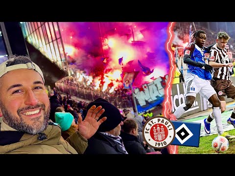 PYRO STIMMUNGS KRACHER im Hamburger STADTDERBY 🧨🔥 - HSV vs. FC ST. PAULI Stadionvlog | Bardia Barati