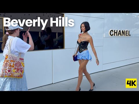 Stylish Women & Exotic Cars 💎 Beverly Hills Rodeo Drive Walk 4K