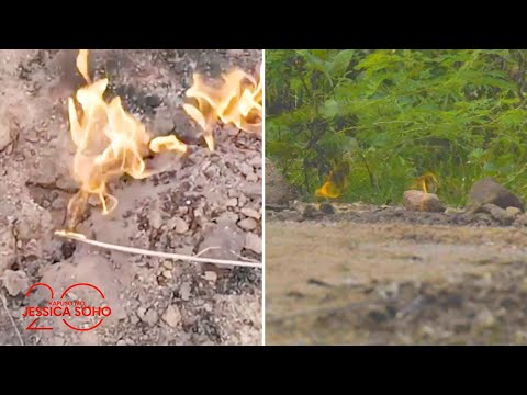 Bahagi ng bundok, binansagang lagusan sa impyerno dahil pirming lumiliyab? | Kapuso Mo, Jessica Soho