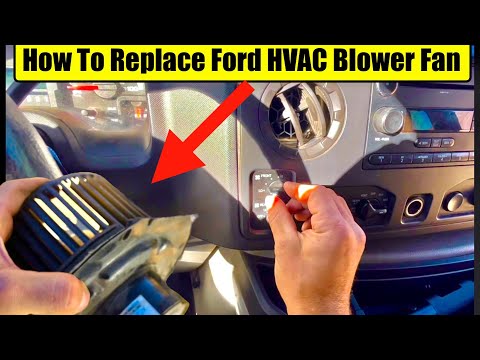 How To Replace Ford E350 E250 Van F150 F250 F350 HVAC Blower Motor