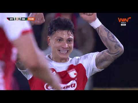 WHAT A GREAT GOAL ALEXIS ZAPATA SCORED TO GET SANTA FE TO 3-0 AGAINST EQUIIDAD #LALIGAxWIN 🔴⚽🦁