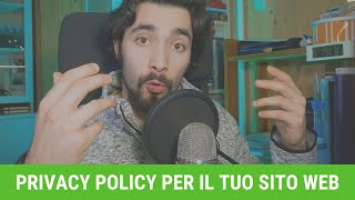 Come creare una Privacy e Cookie Policy per il tuo Sito Web | Michele 