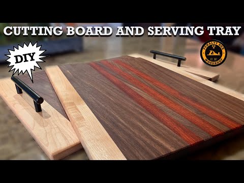 YouTube video about Make a Wooden Chopping Board and Serving Tray