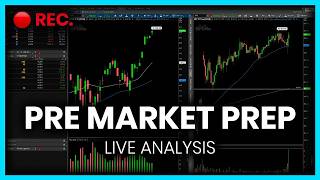 [LIVE] Pre-Market Prep – Here's the bounce... FADE it! – NVDA Earnings Tomorrow