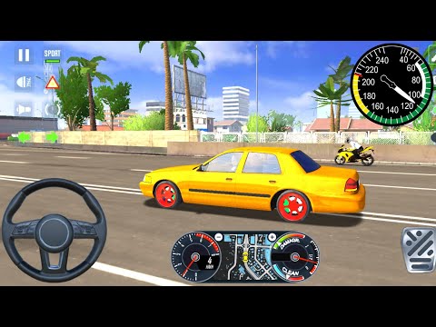 City Uber Car Driving to Gas Station - Taxi Simulator Evolution 2022 - Android Gameplay