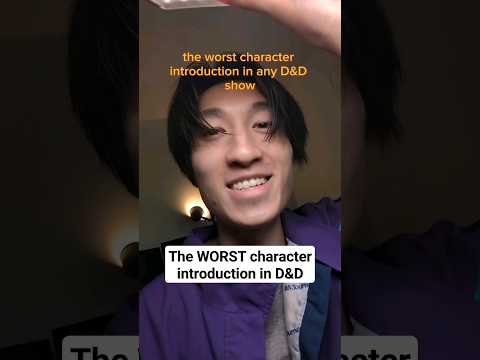 The WORST(or best?) character introduction in D&D history #dnd #dungeonsanddragons #comedy