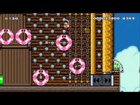 Super Mario Maker - Express Train to Star Station by Swedo