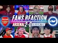 ARSENAL FANS REACTION TO ARSENAL 2-0 BRIGHTON | TOP OF THE LEAGUE