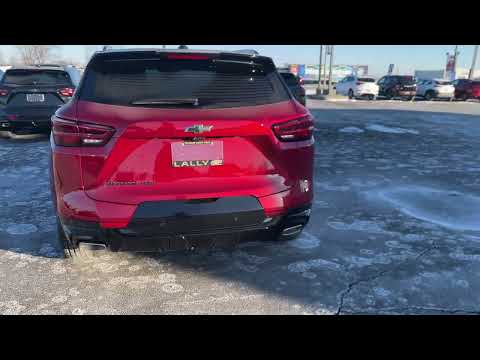 2026 Chevrolet Blazer RS AWD in Red for sale at Lally Chevrolet Ltd. in Tilbury, ON