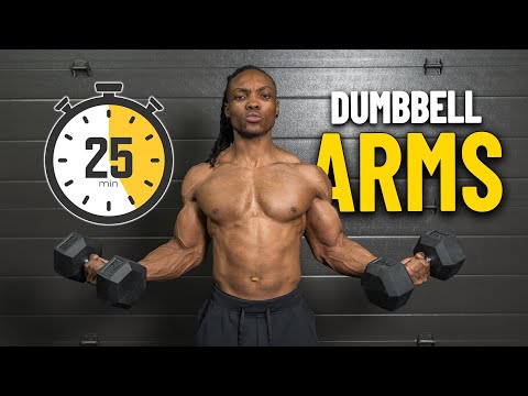 25-Min Dumbbell Shoulders, Biceps & Triceps Workout | Build & Burn Ep. 32