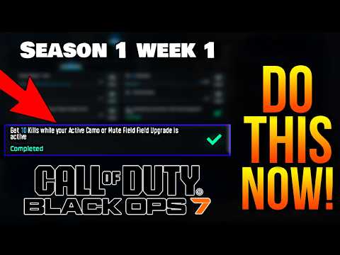 *ONE GAME!* How To Get 10 Kills While Active Camo or Mute Field Upgrade is ACTIVE! | Black Ops 7