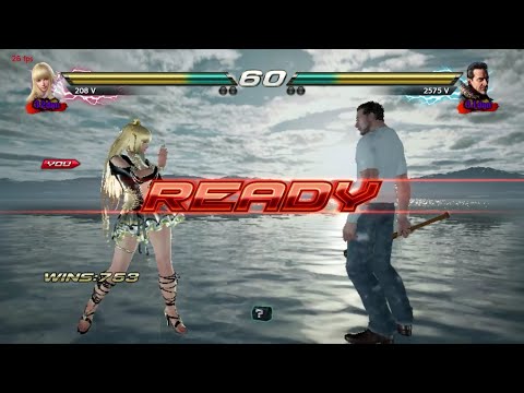 70 Lili Rochefort vs Negan - Tekken 7 ( Uchiha x24 ) Gameplay PC