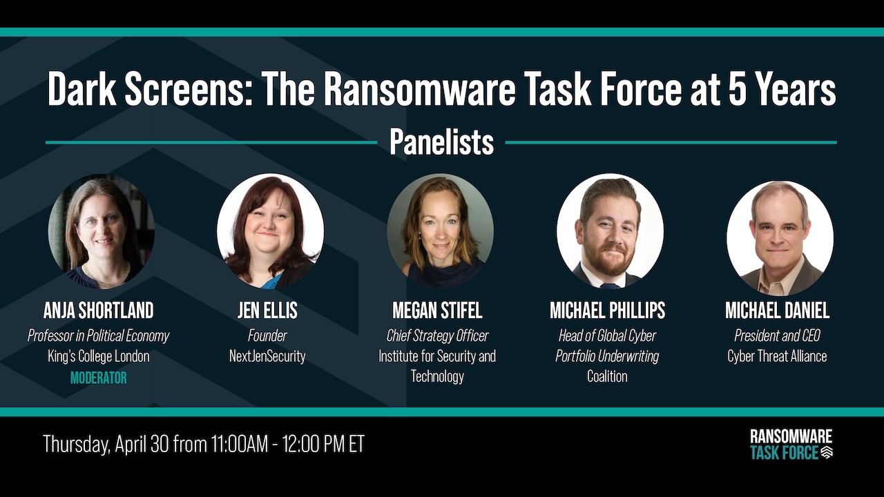 Dark Screens: The Ransomware Task Force at 5 Years